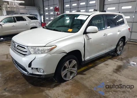 2012 Toyota Highlander Limited V6 z USA, uszkodzony, nr VIN 5TDDK3EH4CS134992